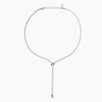 Caroline Svedbom - Together With You Necklace Crystal Silk Rhodium
