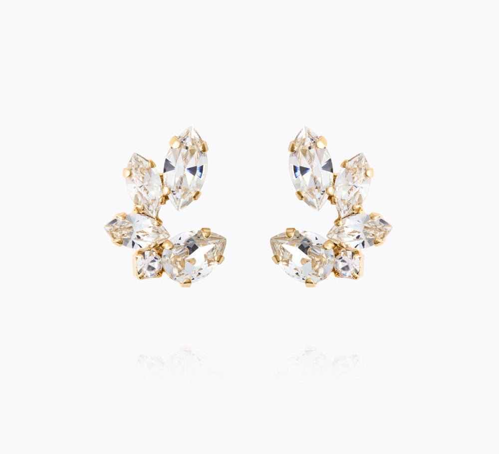 Caroline Svedbom - Clare Earrings Crystal Gold