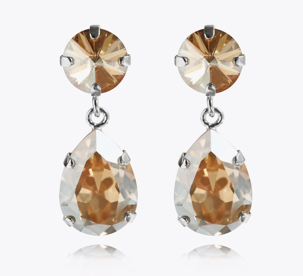 Classic Drop Earrings / Golden Shadow