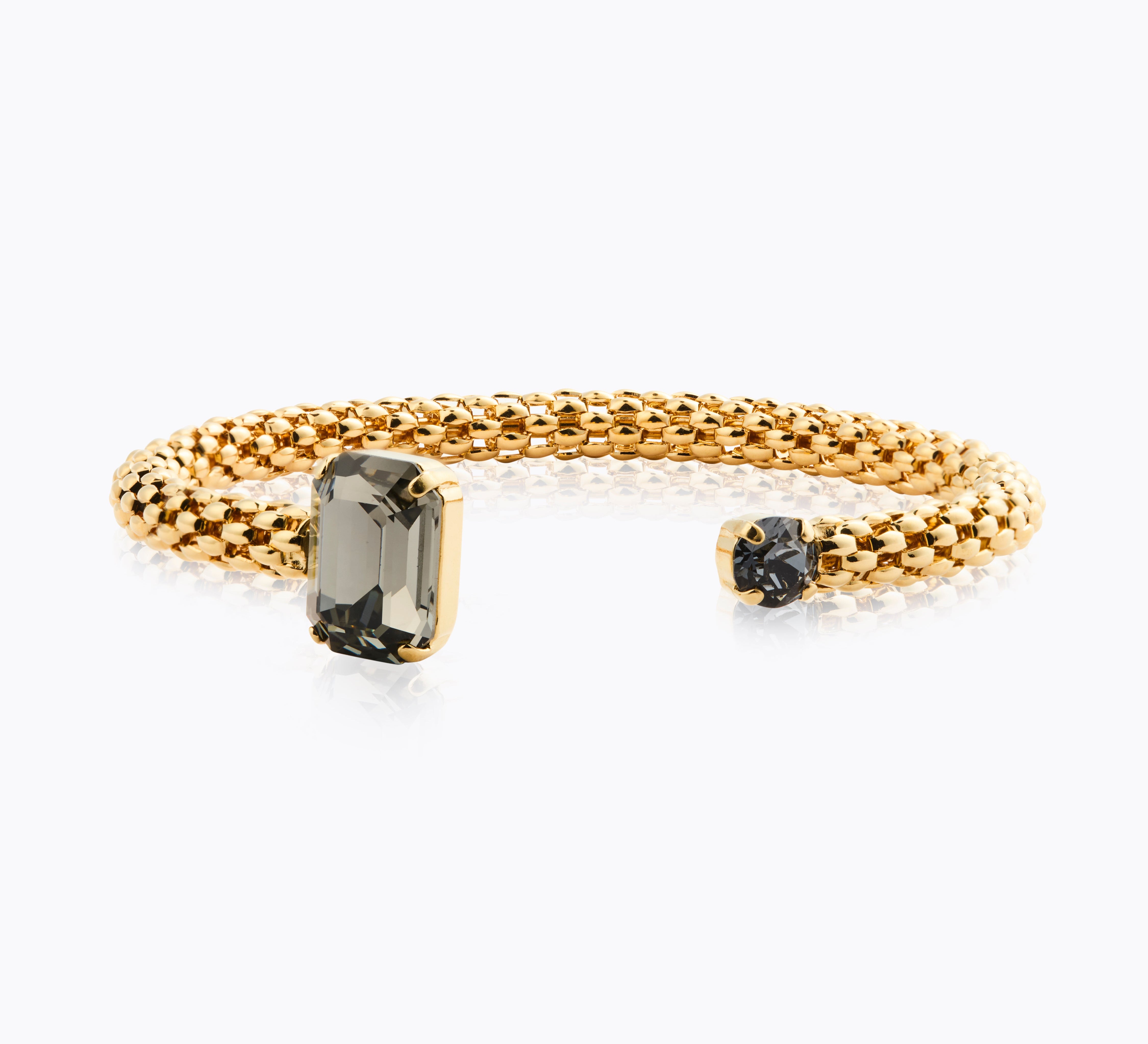 Caroline Svedbom - Daria Bracelet Black Diamond Gold