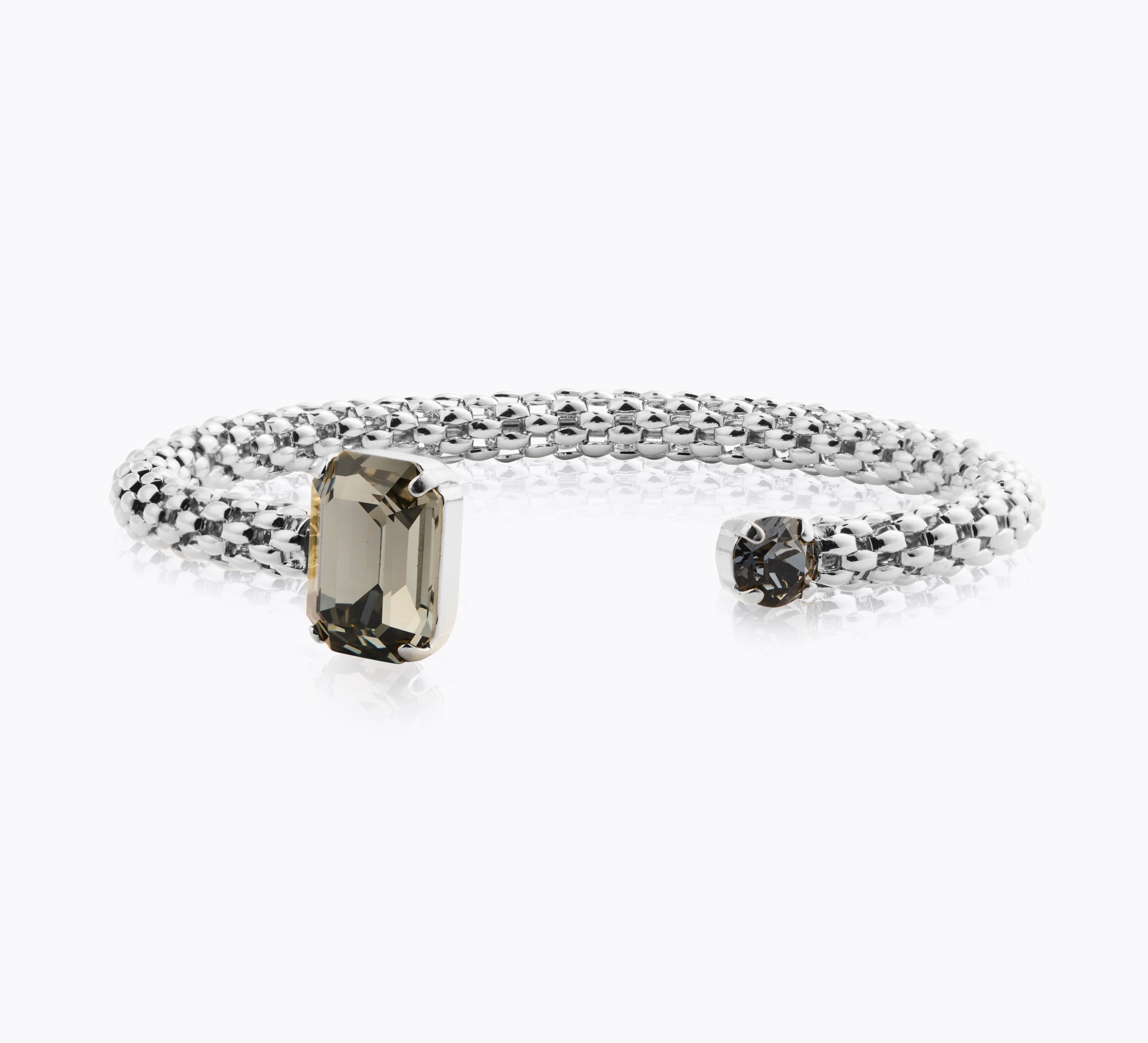 Caroline Svedbom - Daria Bracelet Black Diamond Rhodium