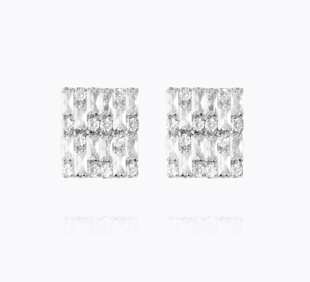 Caroline Svedbom - Evelyne Earrings Crystal Rhodium