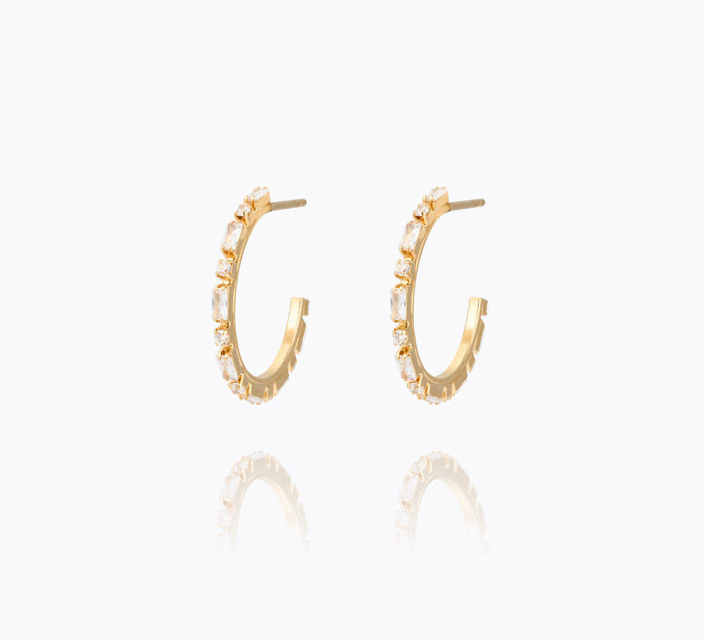 Caroline Svedbom - Evelyne Loops Crystal Gold