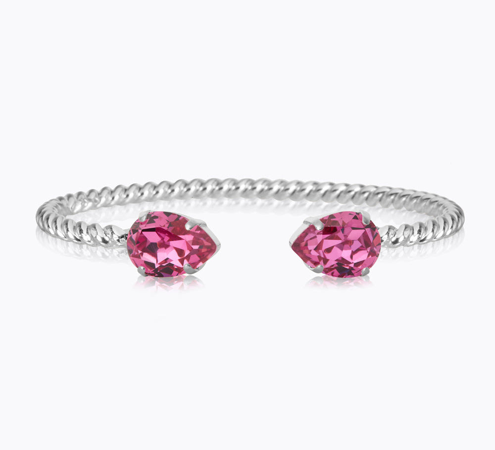 Caroline Svedbom - Mini Drop Bracelet Dark Rose Rhodium