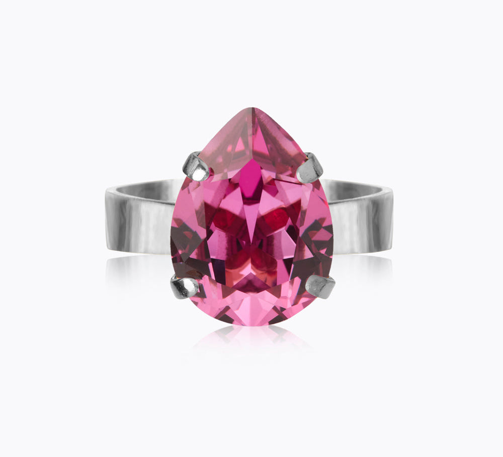 Caroline Svedbom - Mini Drop Ring Dark Rose Rhodium