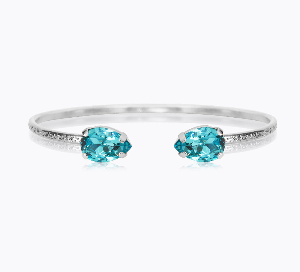 Petite Drop Bracelet / Aquamarine