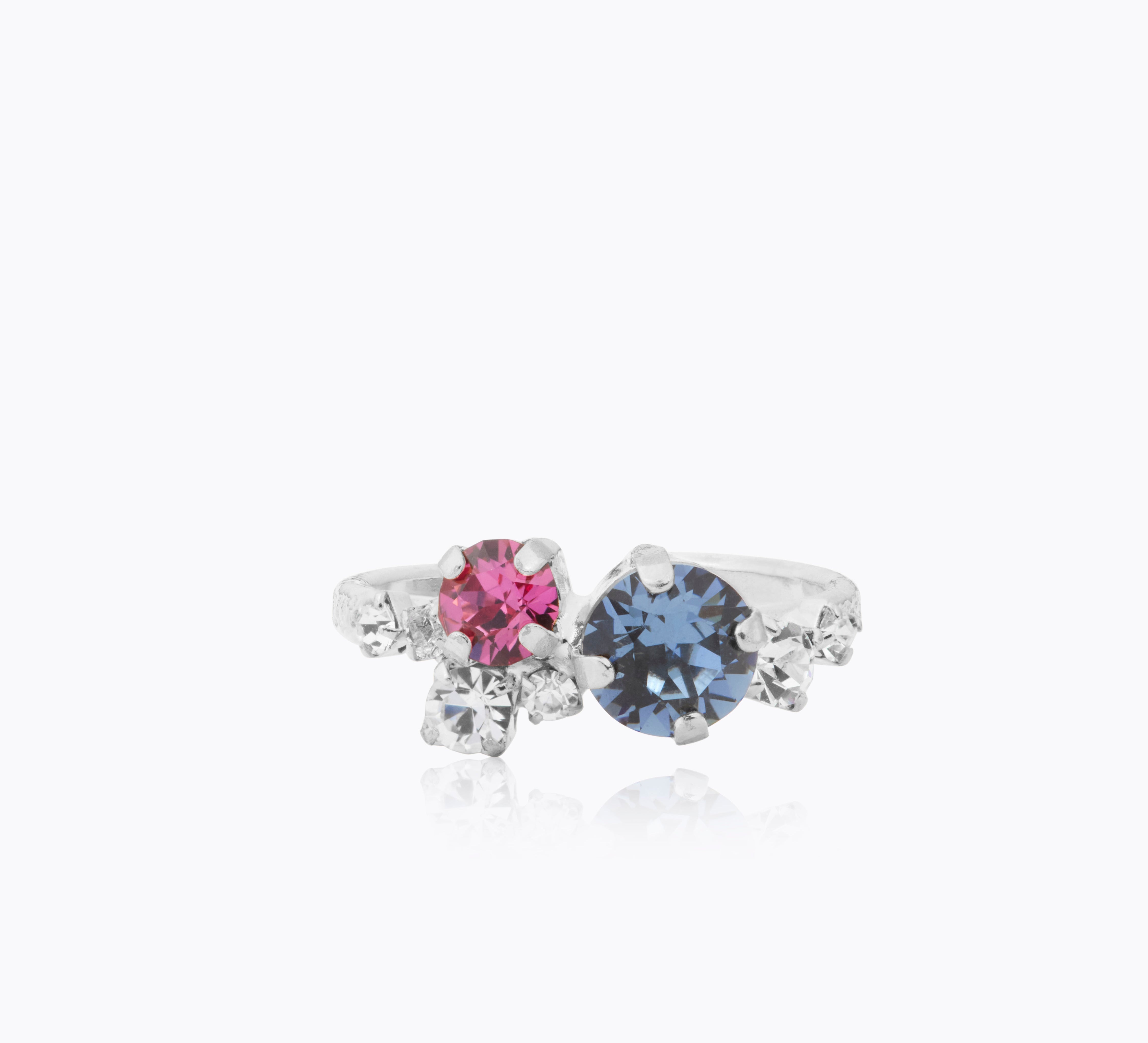 Caroline Svedbom - Stardust Ring Rose Dawn Combo Rhodium
