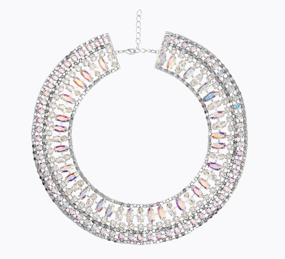 Caroline Svedbom - Athena Necklace Crystal Ab Combo Rhodium