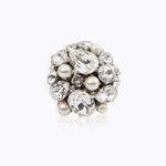 Caroline Svedbom - Katia Ring Pearl Crystal Rhodium