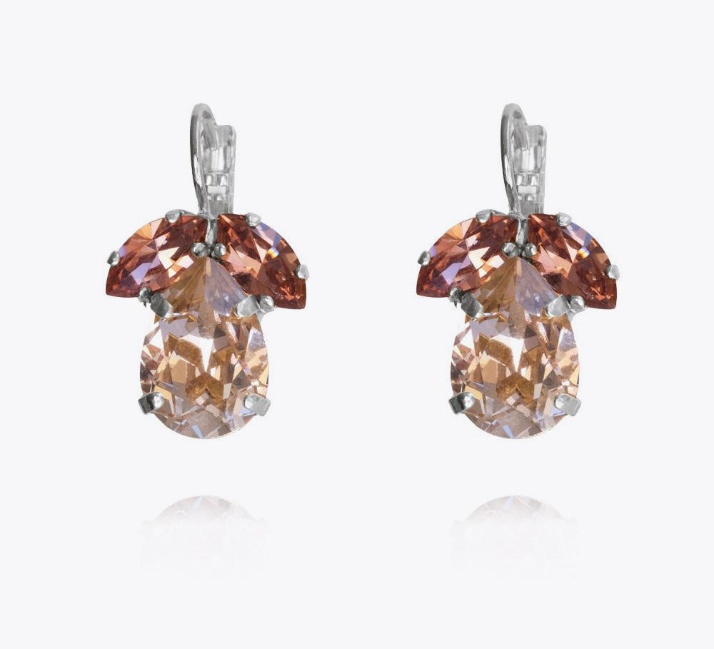 Timo Earrings / Vintage Rose