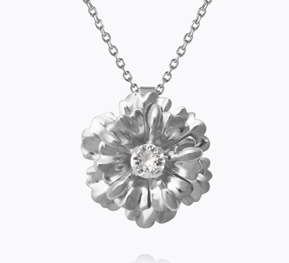 Caroline Svedbom - Blossom Necklace Crystal Rhodium