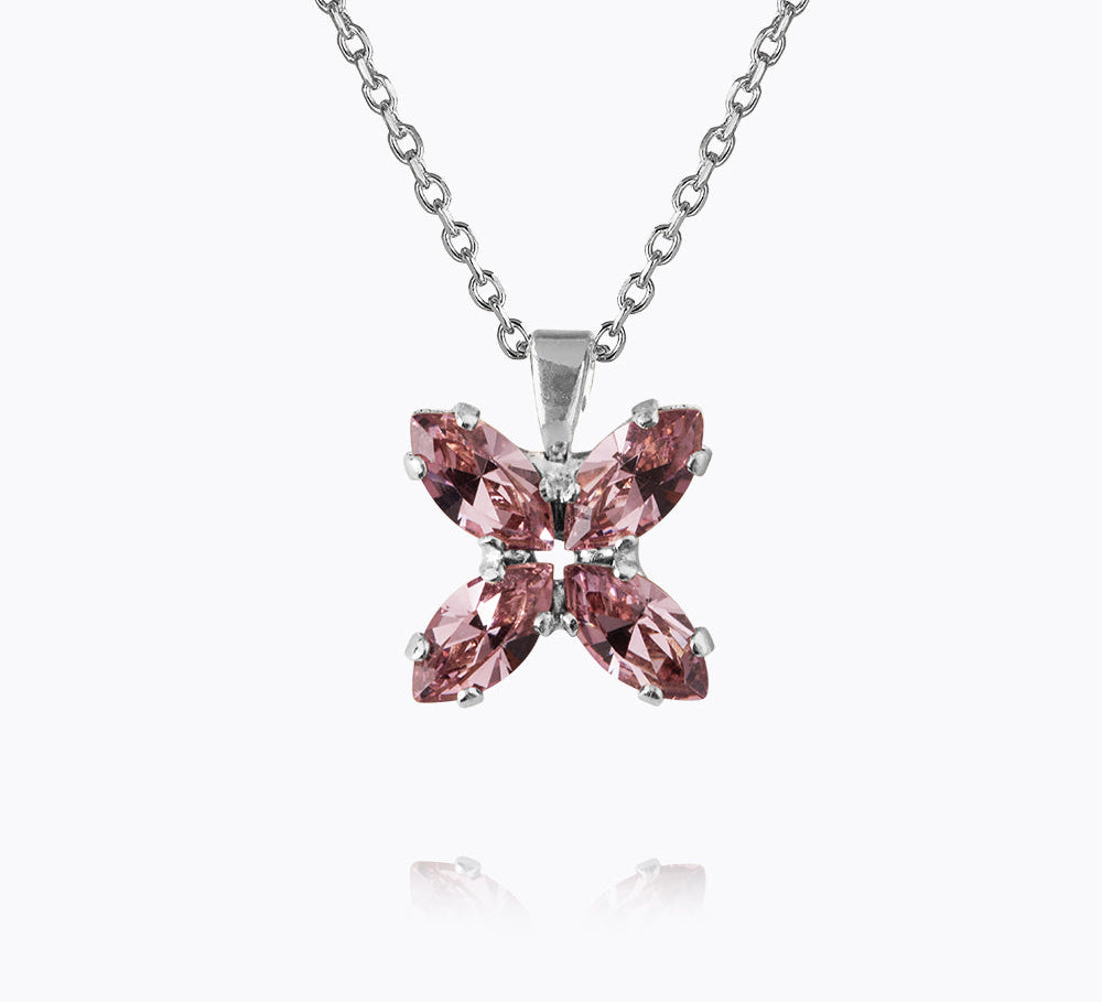 Crystal Star Necklace / Light Amethyst