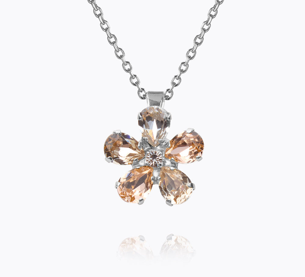 Caroline Svedbom - May Necklace Silk Combo Rhodium