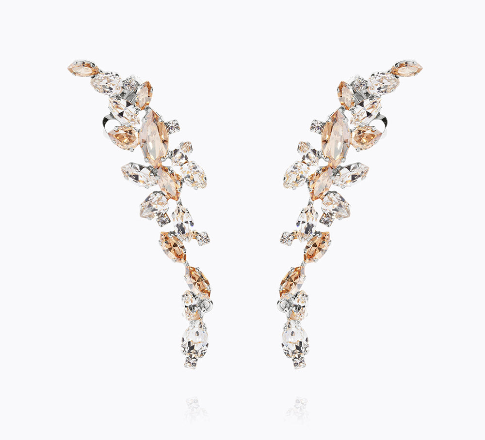 Marry Me Earcuff / Crystal + Golden Shadow