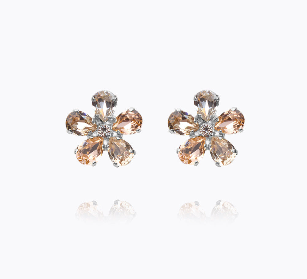 Caroline Svedbom - May Earrings Silk Combo Rhodium