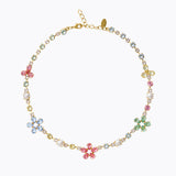 Caroline Svedbom - May Statement Necklace Pastel Combo Gold