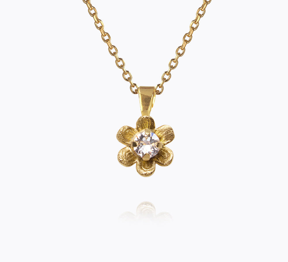 Caroline Svedbom - Juni Necklace Crystal Gold