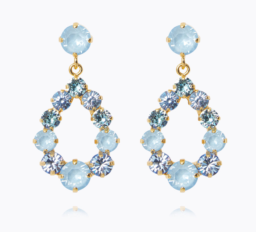 Caroline Svedbom - Mini Delia Earrings Sky Combo Gold