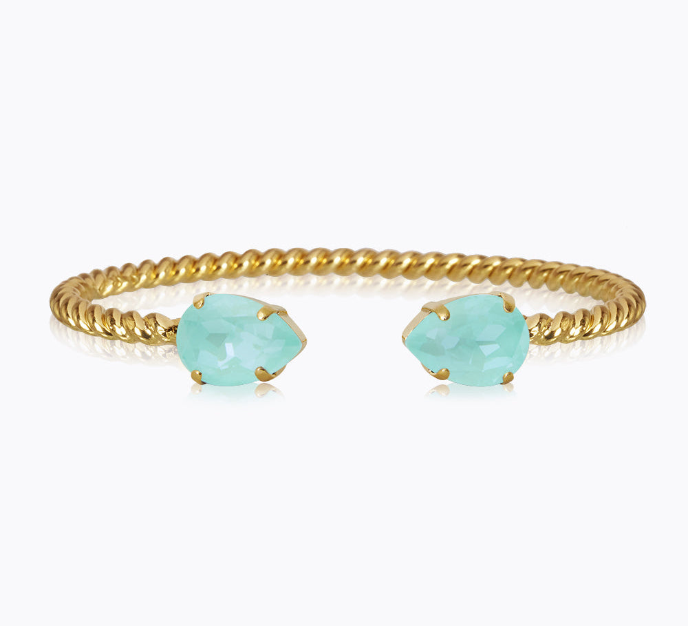 Caroline Svedbom - Mini Drop Bracelet Soft Mint Gold
