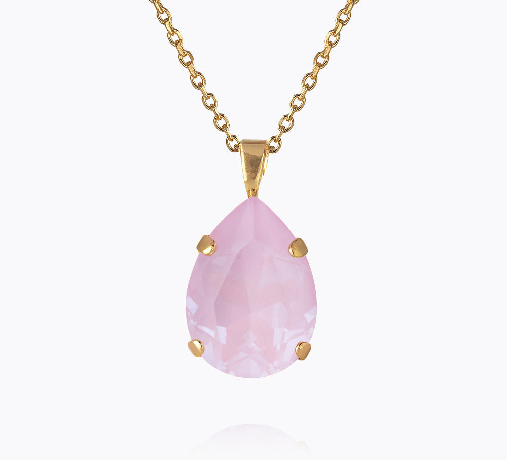 Caroline Svedbom - Mini Drop Necklace Soft Pink Gold