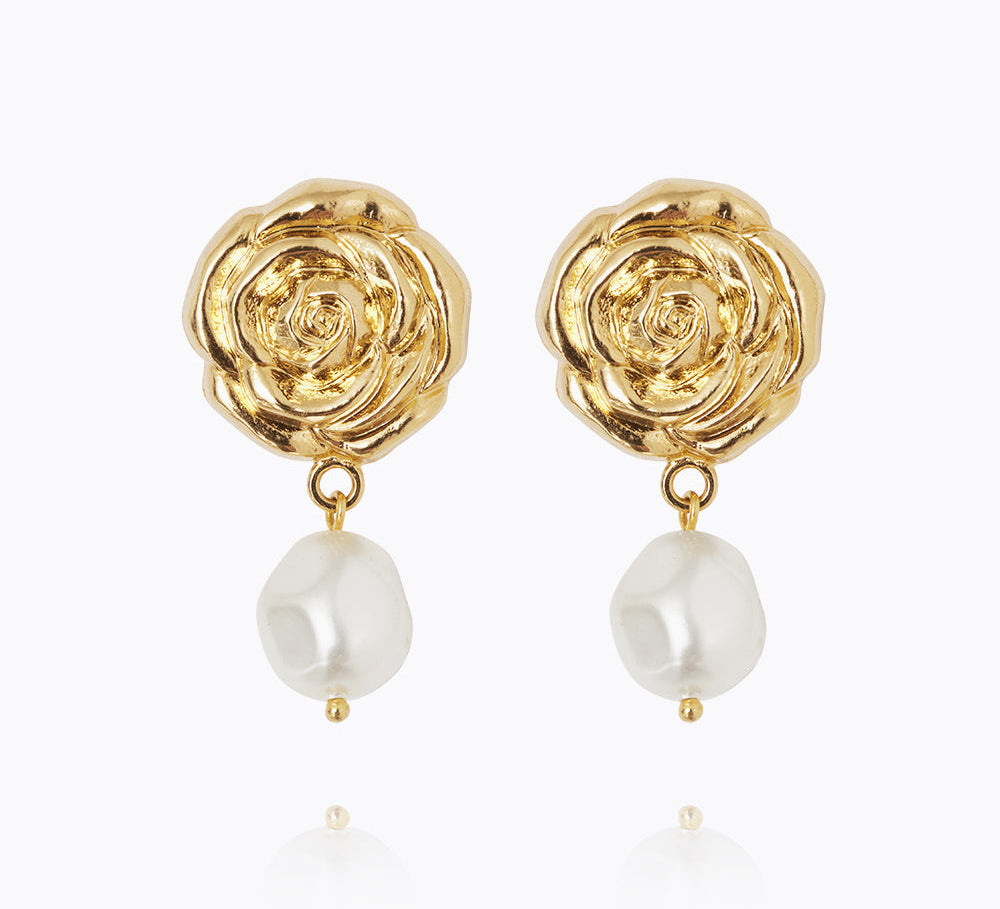 Caroline Svedbom - Rosita Pearl Earrings Pearl Gold