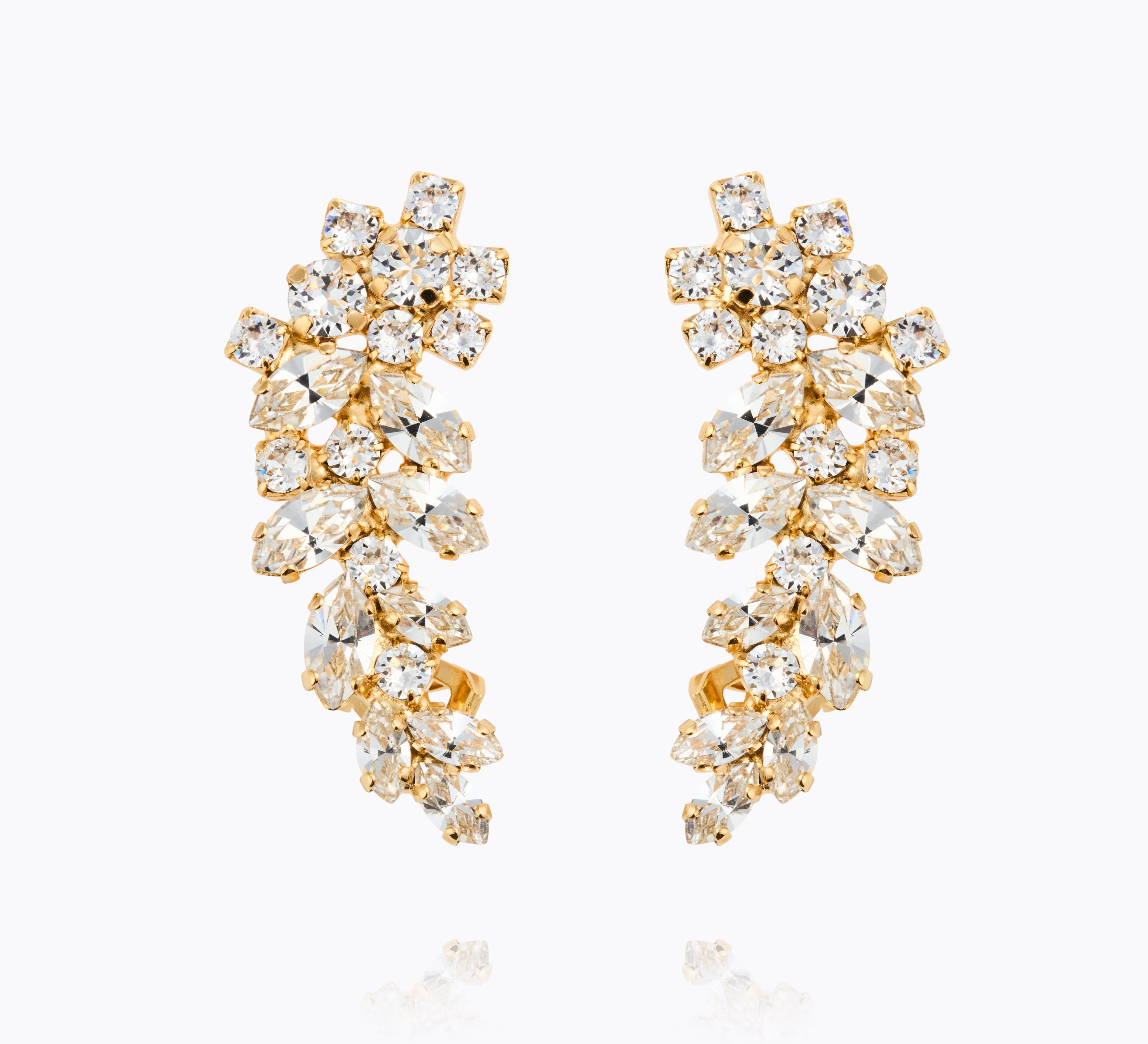 Caroline Svedbom - Stay Together Earrings Crystal Gold