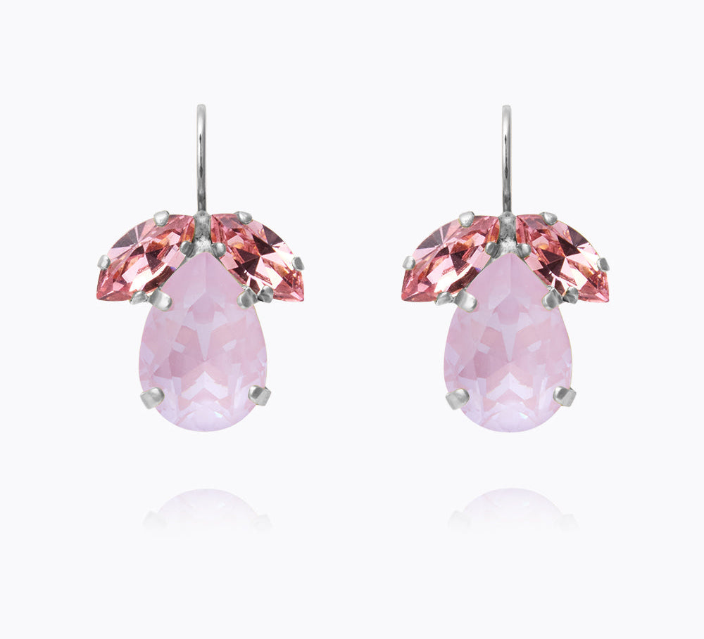 Caroline Svedbom - Timo Earrings Soft Pink Combo Rhodium