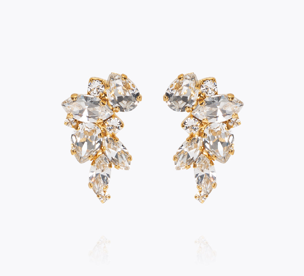 Caroline Svedbom - Demi Earrings Crystal Gold