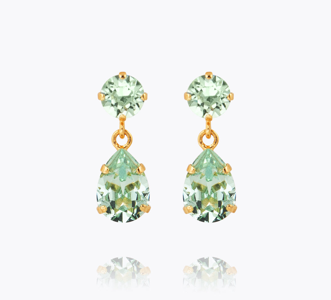 Caroline Svedbom - Mini Drop Earrings Chrysolite Gold