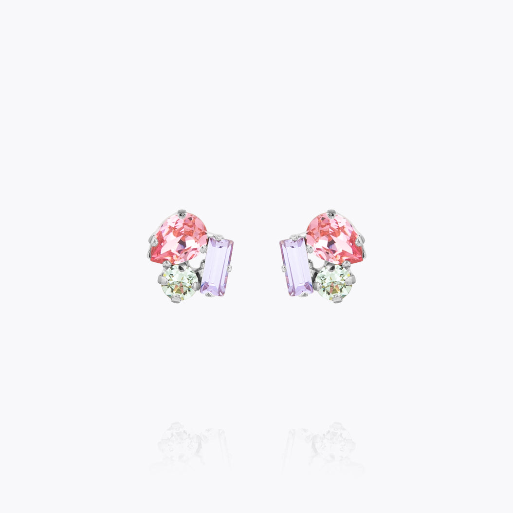 Caroline Svedbom - Isa Earrings Pastel Combo Rhodium