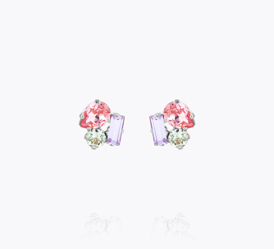 Caroline Svedbom - Isa Earrings Pastel Combo Rhodium