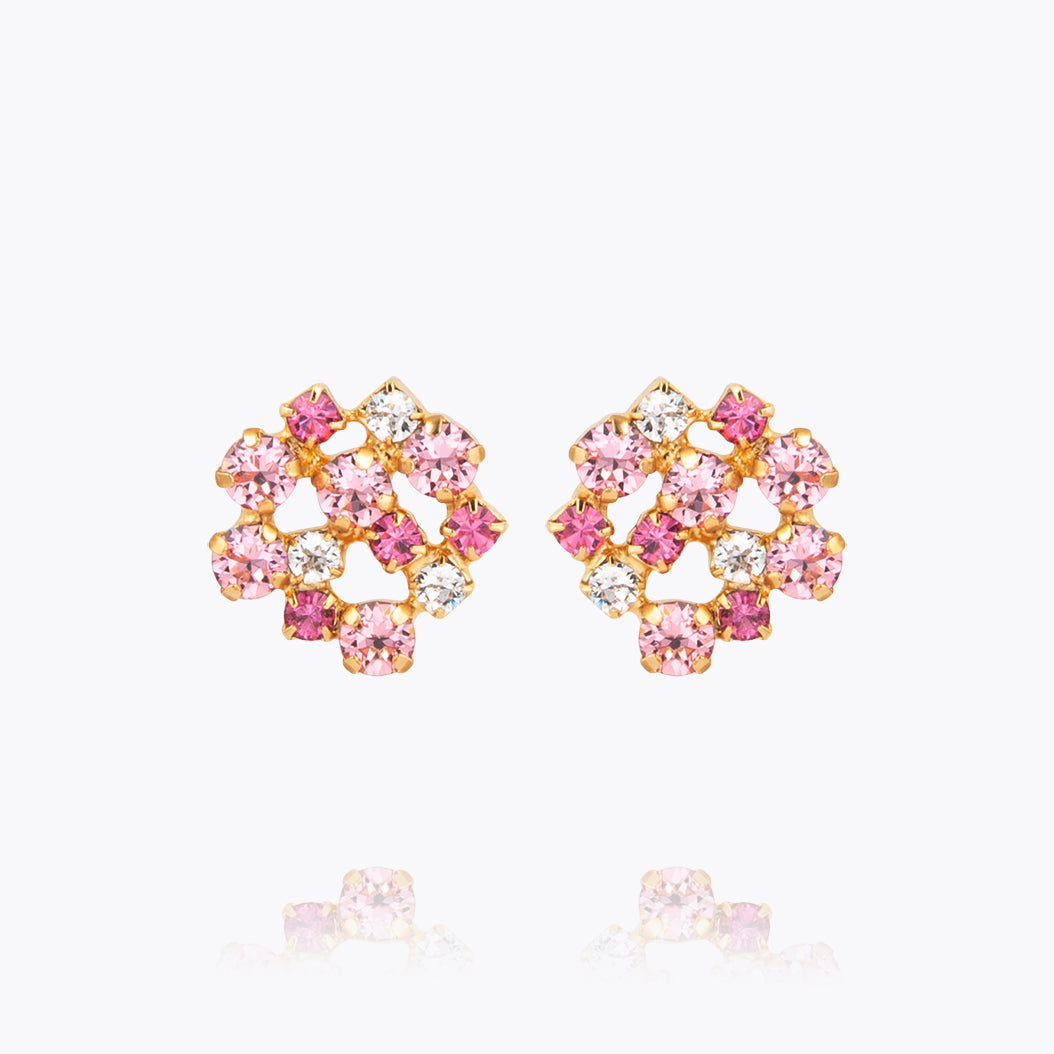 Caroline Svedbom - Kassandra Earrings Pink Combo Gold