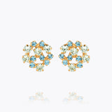 Caroline Svedbom - Kassandra Earrings Blue Combo Gold