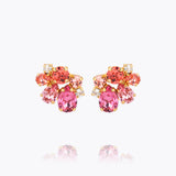 Caroline Svedbom - Katie Earrings Coral Combo Gold