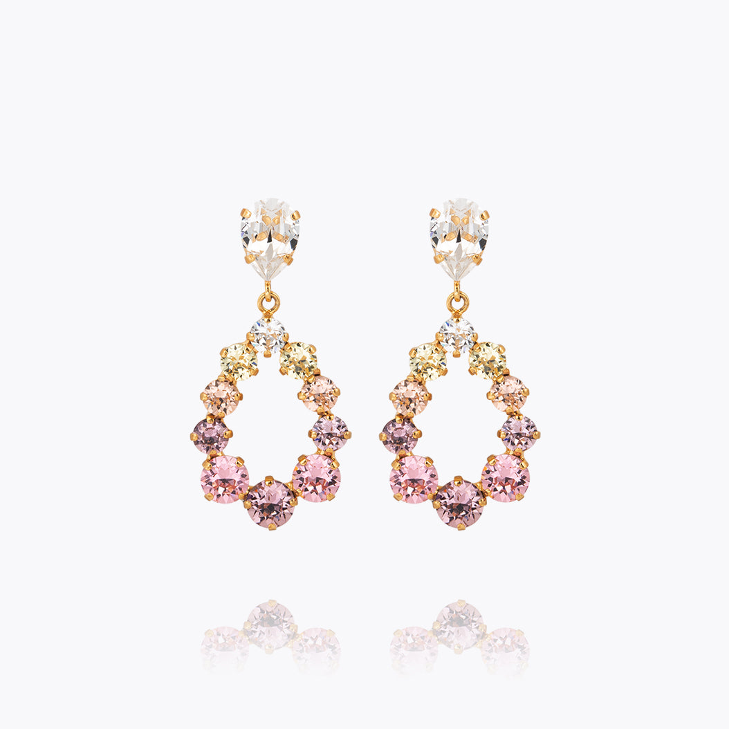 Caroline Svedbom - Delia Earrings Pastel Rainbow Combo Gold