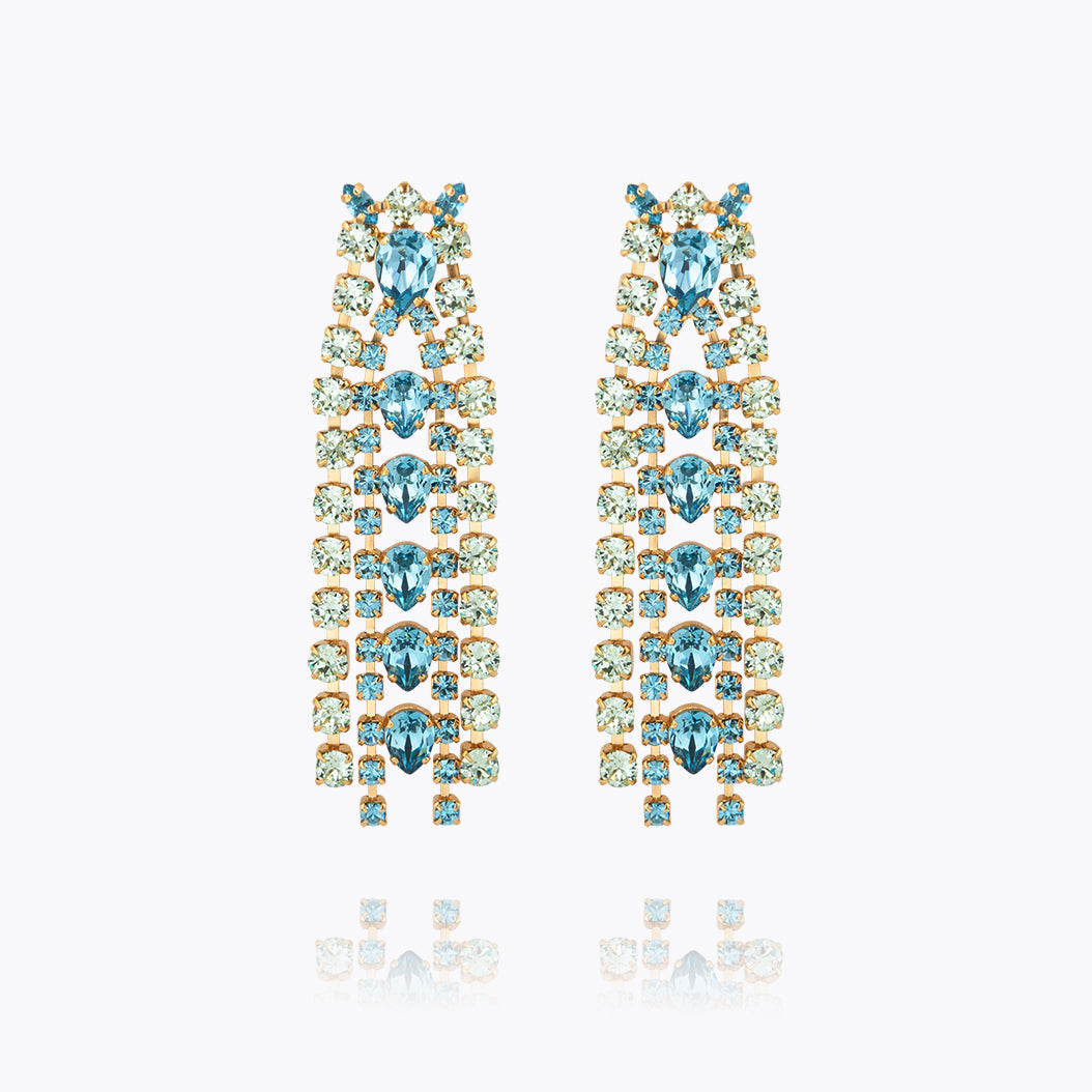 Caroline Svedbom - Mini Penelope Earrings Sea Breeze Combo Gold