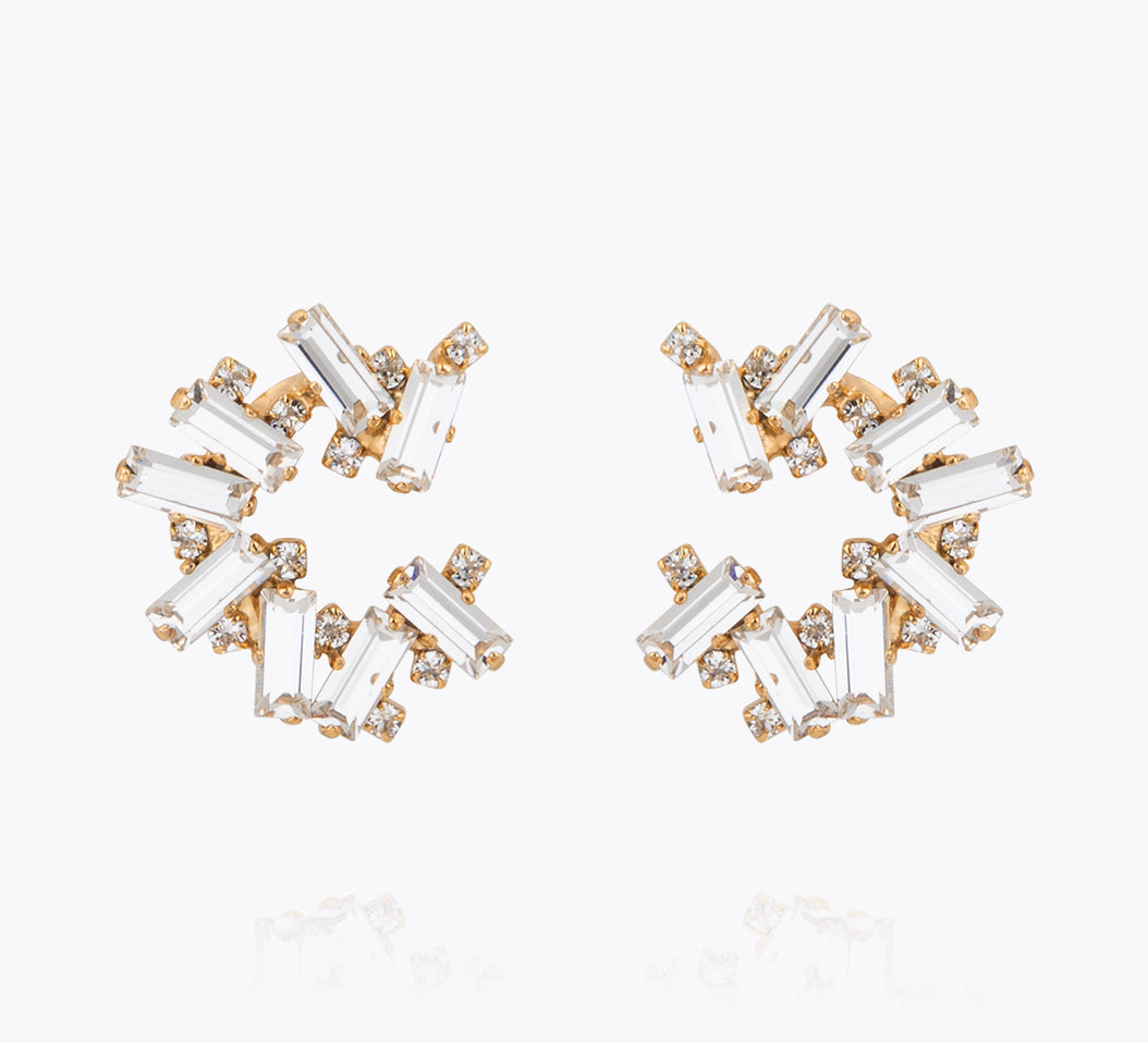 Caroline Svedbom - Gina Earrings Crystal Gold