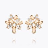 Caroline Svedbom - Melia Earcuff Crystal Golden Shadow Gold