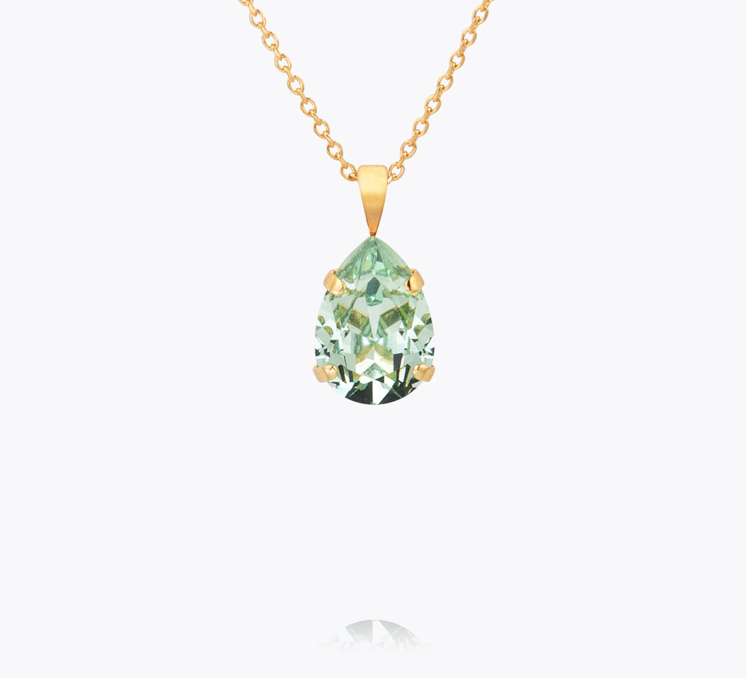 Caroline Svedbom - Mini Drop Necklace Chrysolite Gold