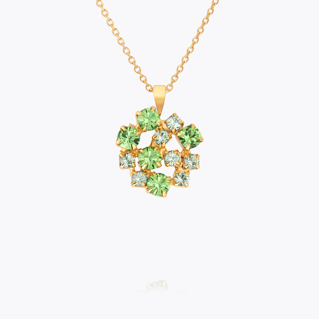 Caroline Svedbom - Kassandra Necklace Green Combo Gold