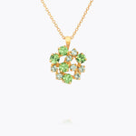 Caroline Svedbom - Kassandra Necklace Green Combo Gold