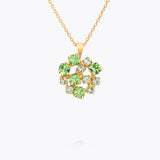 Caroline Svedbom - Kassandra Necklace Green Combo Gold