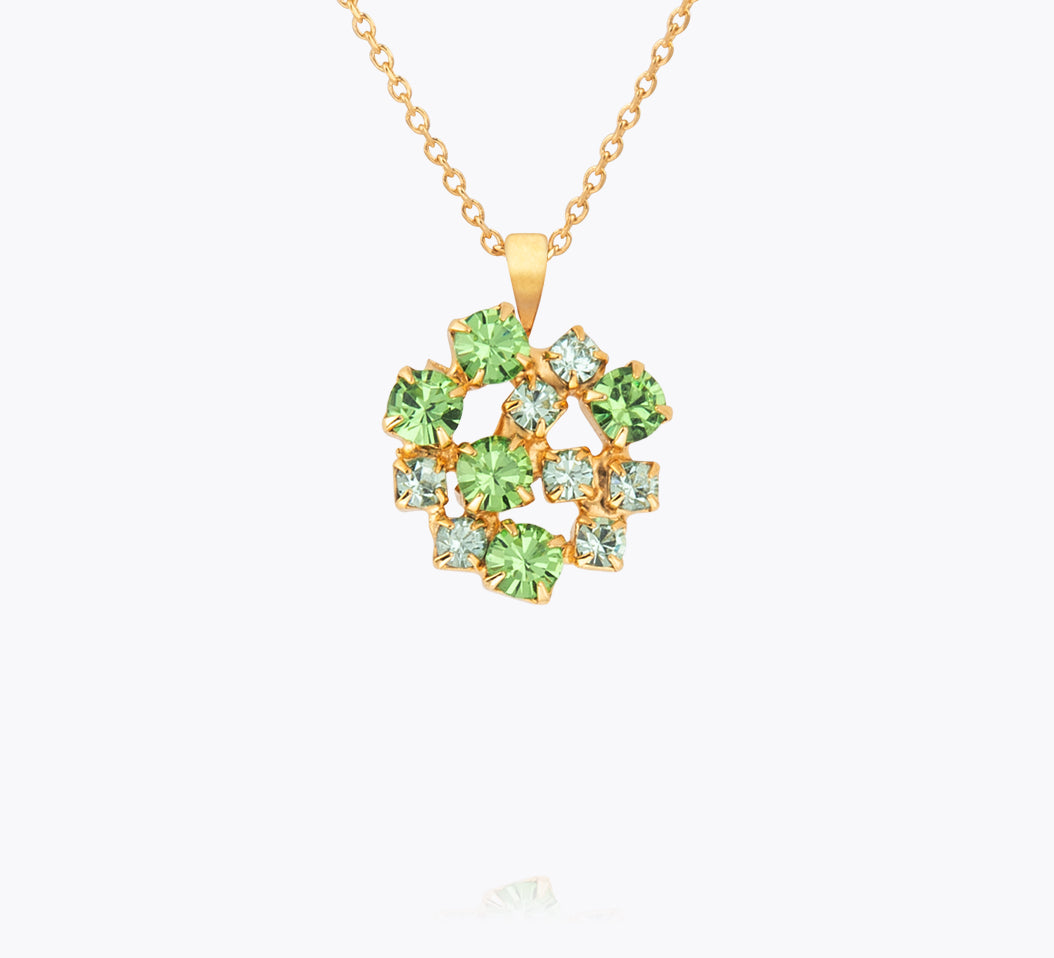 Caroline Svedbom - Kassandra Necklace Green Combo Gold