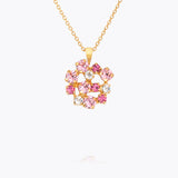 Caroline Svedbom - Kassandra Necklace Pink Combo Gold