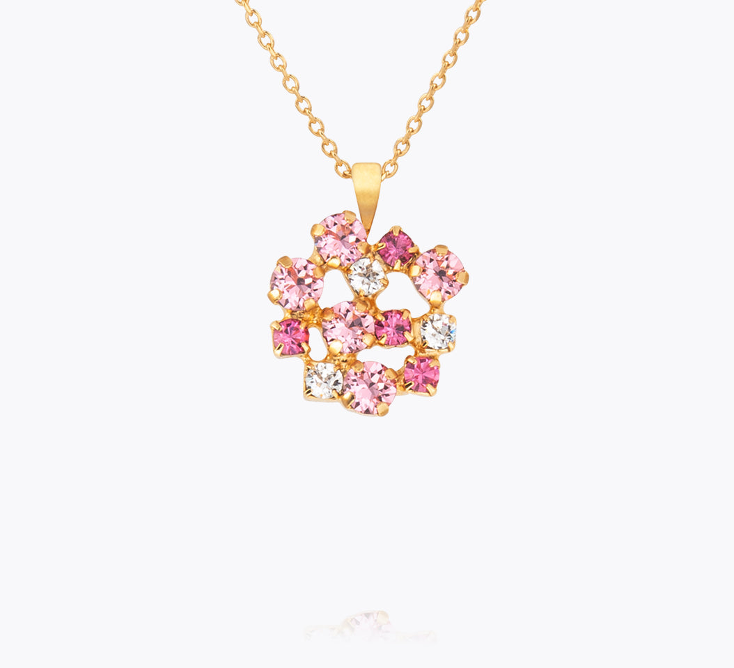 Caroline Svedbom - Kassandra Necklace Pink Combo Gold