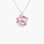 Caroline Svedbom - Kassandra Necklace Pink Combo Rhodium