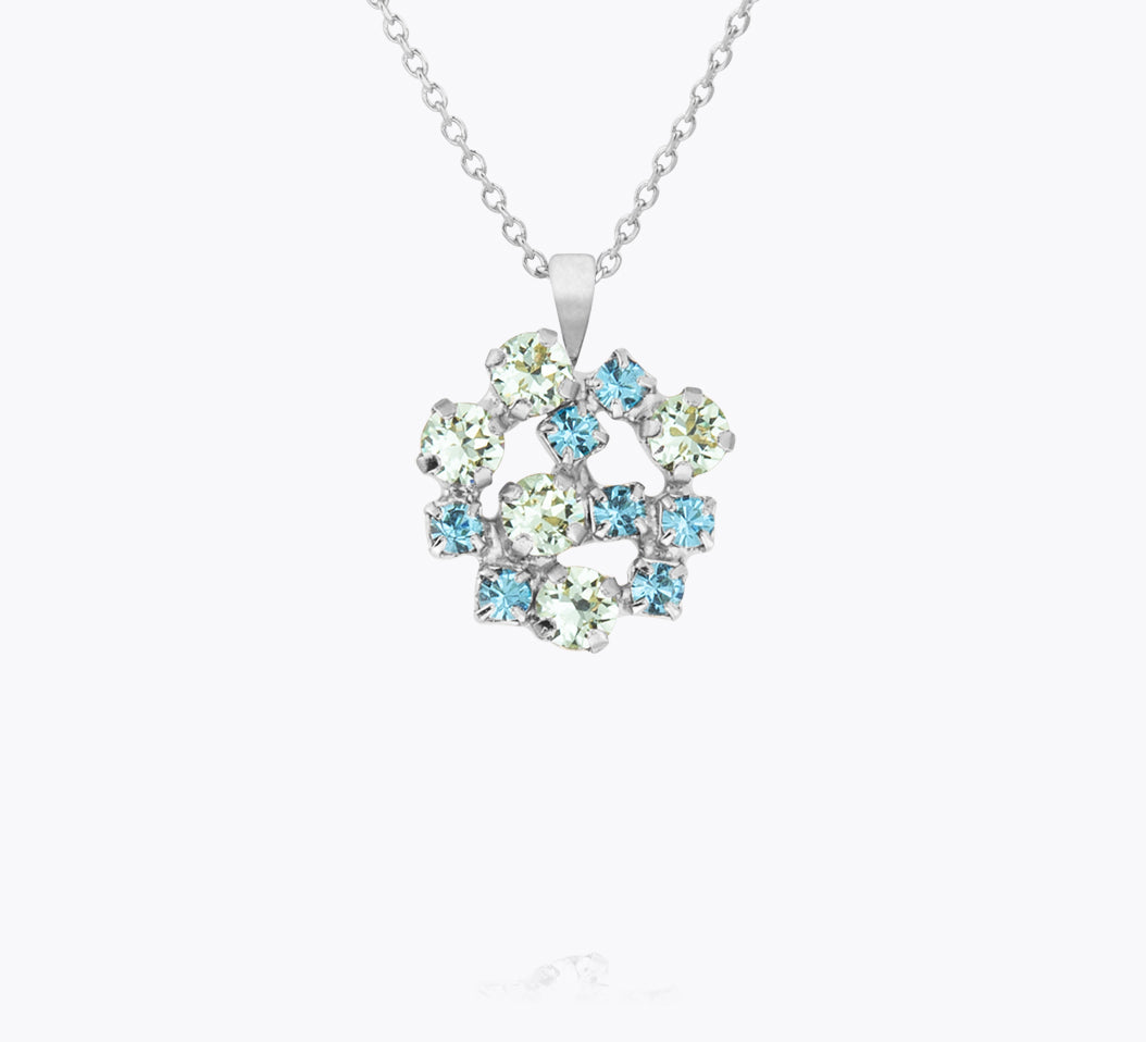 Caroline Svedbom - Kassandra Necklace Blue Combo Rhodium