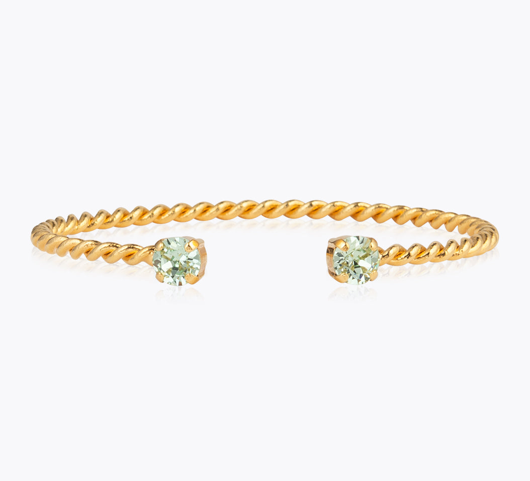 Caroline Svedbom - Mini Twisted Bracelet Chrysolite Gold