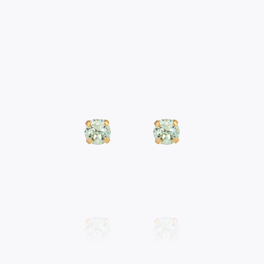 Caroline Svedbom - Mini Stud Earrings Chrysolite Gold