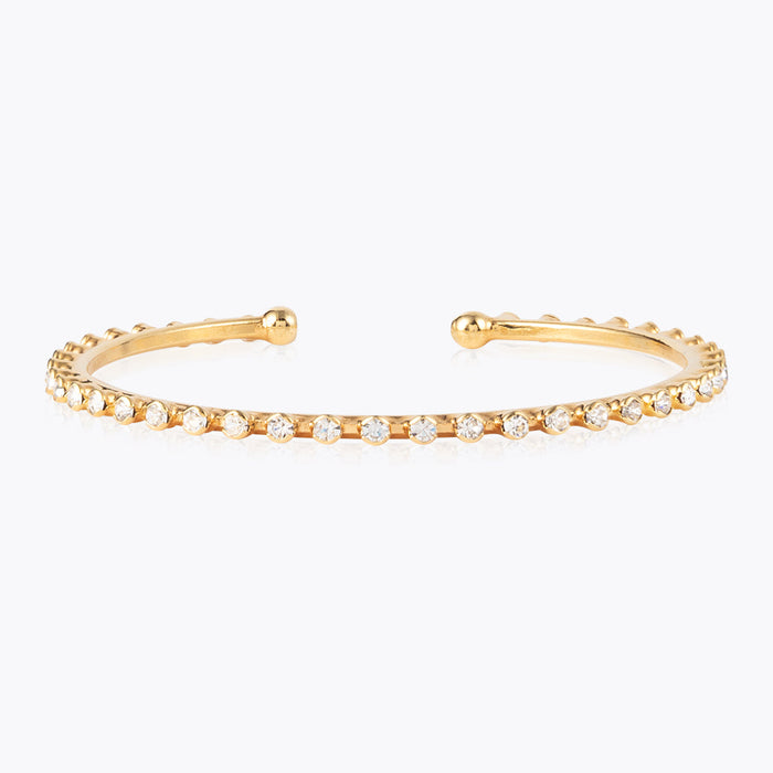 Caroline Svedbom - Miro Bangle Crystal Gold